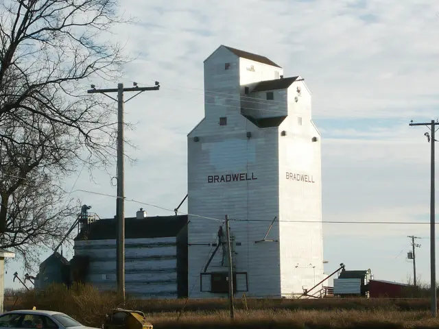 The Bradwell grain elevator